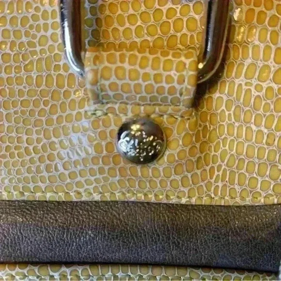 Rebecca Minkoff Satchel. Two Toned. Leather Tan and Brown color. - Picture 9 of 14